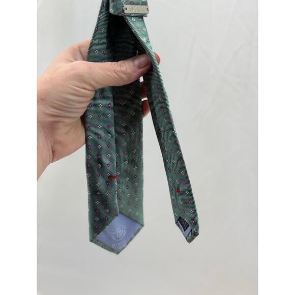 Boys IMANI green and pink tie - Picture 10 of 11